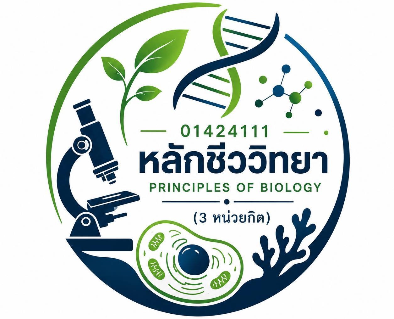 01424111 หลักชีววิทยา (Principles of Biology) ปีการศึกษา 2569 01424111